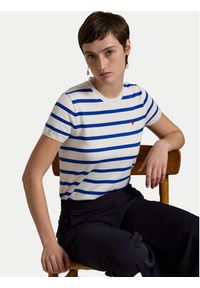 Polo Ralph Lauren Sweter 211891886006 Biały Relaxed Fit. Typ kołnierza: polo. Kolor: biały. Materiał: bawełna