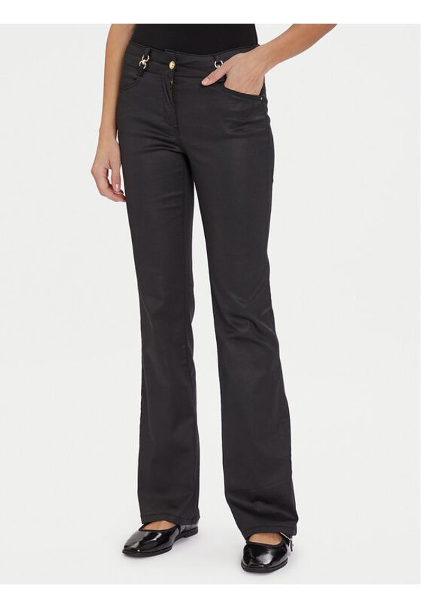 Morgan Jeansy 252-PCURE Czarny Bootcut Fit. Kolor: czarny