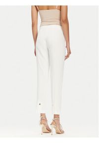 Patrizia Pepe Spodnie materiałowe 2P1683 A411 Biały Regular Fit. Kolor: biały. Materiał: syntetyk #3