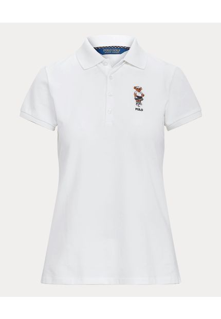 Lauren Ralph Lauren Beaded-Crest Piqué Polo Shirt - Macy's