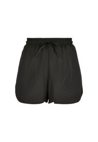 Urban Classics - Damskie Szorty z wiskozy Urban Classic. Kolor: czarny. Materiał: wiskoza. Długość: krótkie #1