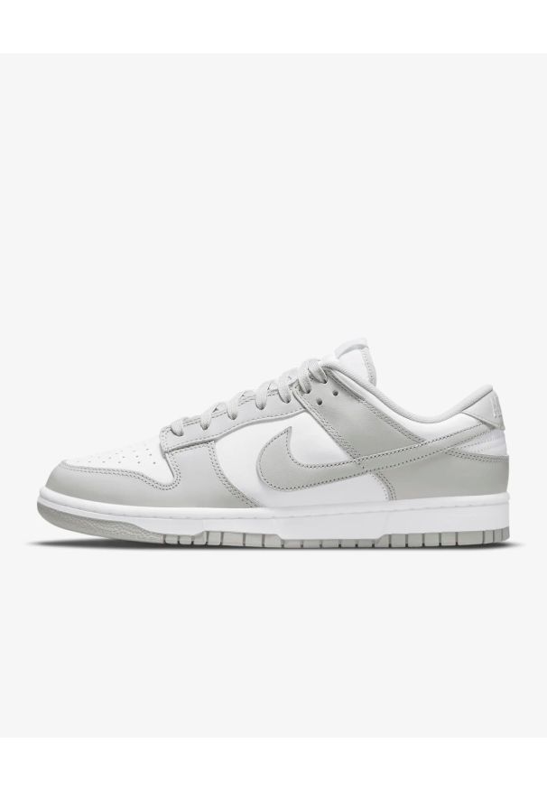 Nike Dunk Low Retro Sneakersy męskie. Okazja: na co dzień. Kolor: biały. Materiał: guma, skóra. Szerokość cholewki: normalna. Sezon: lato