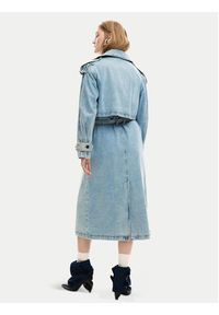 Desigual Trencz Vio 26SWED17 Niebieski Regular Fit. Kolor: niebieski. Materiał: bawełna #4