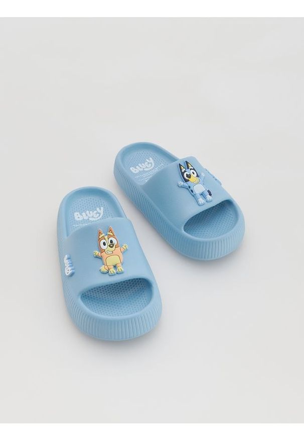 Reserved - Klapki Bluey - jasnoniebieski. Kolor: niebieski