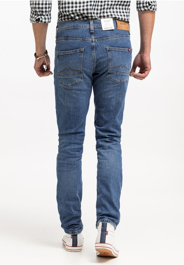 Mustang - MUSTANG VEGAS SLIM MĘSKIE SPODNIE JEANSOWE JEANSY DŻINSY DENIM BLUE 1015350 5000 682