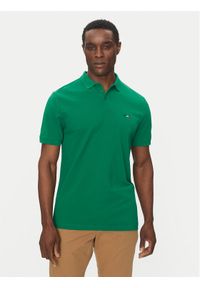 Hechter Paris Polo Pique H-Eco 74004 151902 Zielony Regular Fit. Typ kołnierza: polo. Kolor: zielony. Materiał: bawełna