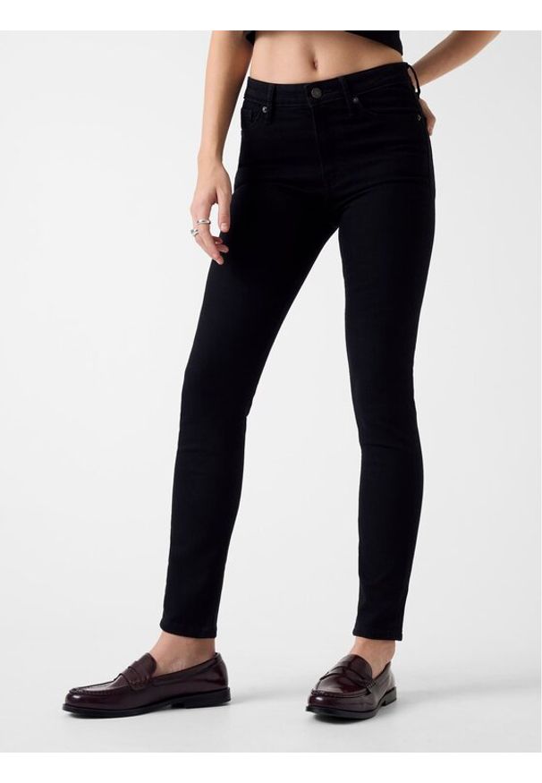 Guess Jeans Jeansy W5YA92 D6311 Czarny Skinny Fit. Kolor: czarny