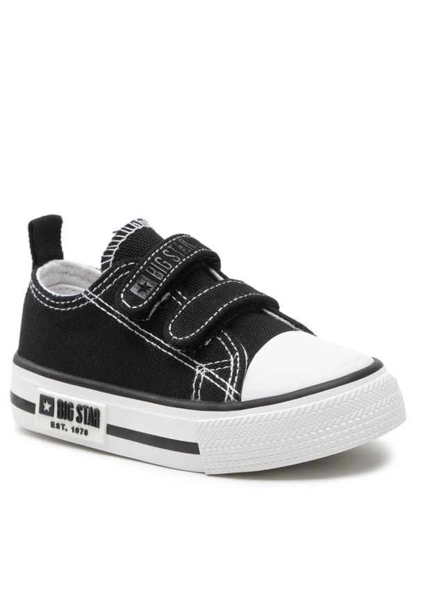 BIG STAR SHOES - Trampki Big Star Shoes KK374080 Black. Kolor: czarny. Materiał: materiał