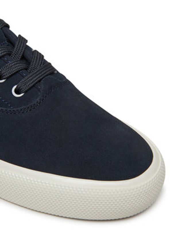 BOSS Tenisówki Aiden 50542098 Granatowy. Kolor: niebieski. Materiał: skóra, zamsz