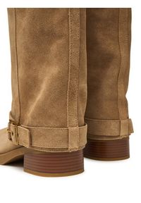 MICHAEL Michael Kors Kozaki 40F5COFB5S Beżowy. Kolor: beżowy. Materiał: skóra, zamsz #4