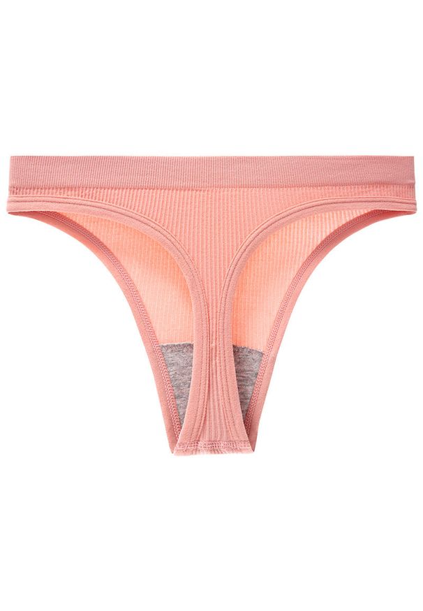 Intica - Stringi niewidoczne pod ubraniem z elastycznego materiału Nubia. Kolor: różowy. Materiał: materiał