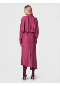 GESTUZ - Gestuz Sukienka koszulowa Luella 10906554 Bordowy Relaxed Fit. Kolor: czerwony. Materiał: wiskoza. Typ sukienki: koszulowe #2