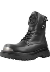 Just Cavalli - Buty JUST CAVALLI FONDO BOURNE Czarny. Kolor: czarny. Materiał: tkanina, syntetyk. Sport: turystyka piesza #1