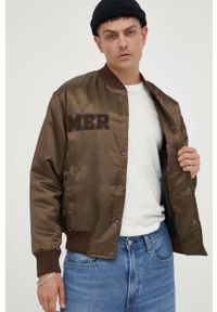 Mercer Amsterdam kurtka bomber kolor brązowy przejściowa oversize. Kolor: brązowy #9