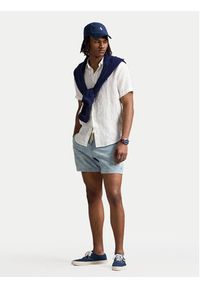 Polo Ralph Lauren Koszula 710968912008 Biały Custom Fit. Typ kołnierza: polo. Kolor: biały. Materiał: len