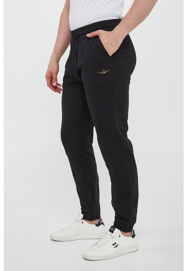 Aeronautica Militare - Spodnie dresowe męskie AERONAUTICA MILITARE. Materiał: dresówka