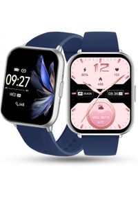 Rubicon - Zegarek Damski SMARTWATCH RUBICON niebieski. Rodzaj zegarka: smartwatch. Kolor: niebieski
