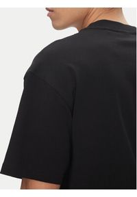 Hugo - HUGO T-Shirt Dinkee 50525765 Czarny Oversize. Kolor: czarny. Materiał: bawełna