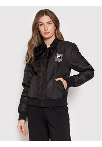 Fila Kurtka bomber Rach 689336 Czarny Relaxed Fit. Kolor: czarny. Materiał: syntetyk