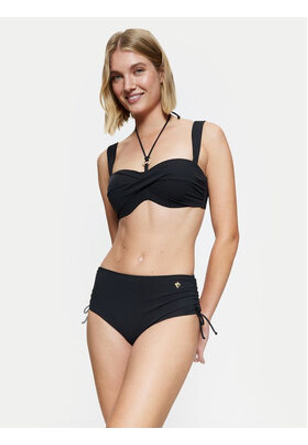 Triumph Dół od bikini Summer Twist 10222251 Czarny. Kolor: czarny. Materiał: syntetyk