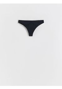 Reserved - Dół od bikini - czarny. Kolor: czarny. Materiał: materiał. Wzór: gładki