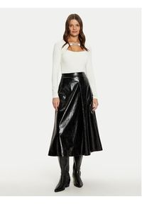 only - ONLY Bluzka 15337499 Biały Slim Fit. Kolor: biały. Materiał: syntetyk #5