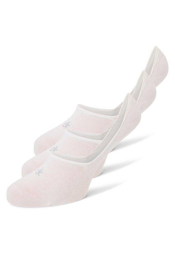 Calvin Klein Skarpety w 3-paku Mężczyźni Bawełna biały jednolity, 43-46. Kolor: biały. Materiał: bawełna. Wzór: jednolity