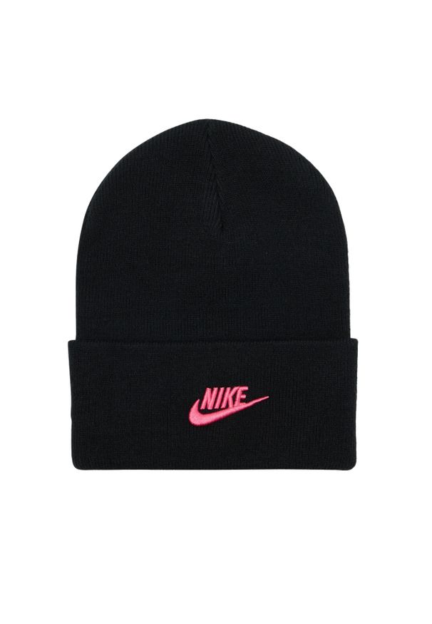 Czapka damska zimowa Nike PEAK FUTURA BEANIE. Kolor: czarny. Sezon: zima