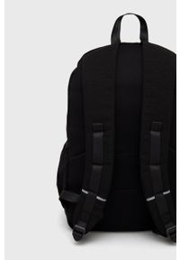 Superdry Plecak męski kolor czarny duży z aplikacją. Kolor: czarny. Wzór: aplikacja #2