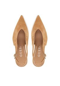 Guess Szpilki FLPPRI SUE05 Brązowy. Kolor: brązowy. Materiał: skóra, zamsz. Obcas: na szpilce #4