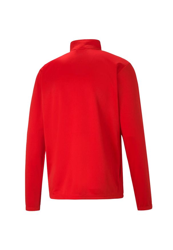 Bluza męska Puma teamRISE Training Poly Jacket czerwona. Kolor: czerwony, biały, wielokolorowy. Materiał: poliester. Sport: piłka nożna