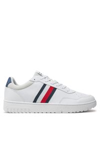 TOMMY HILFIGER - Tommy Hilfiger Sneakersy Th Basket Core Lite FM0FM05116 Biały. Kolor: biały. Materiał: materiał #1