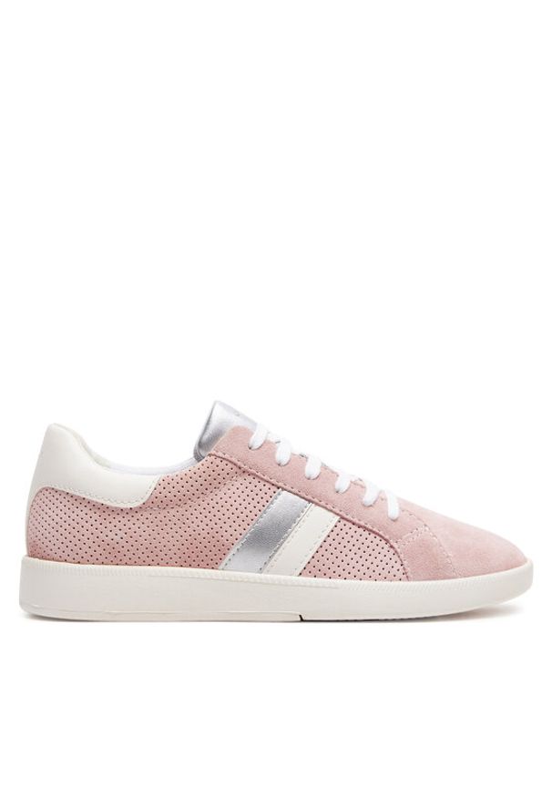 Geox Sneakersy D Meleda D36UGB 022BC C8105 Różowy. Kolor: różowy. Materiał: skóra