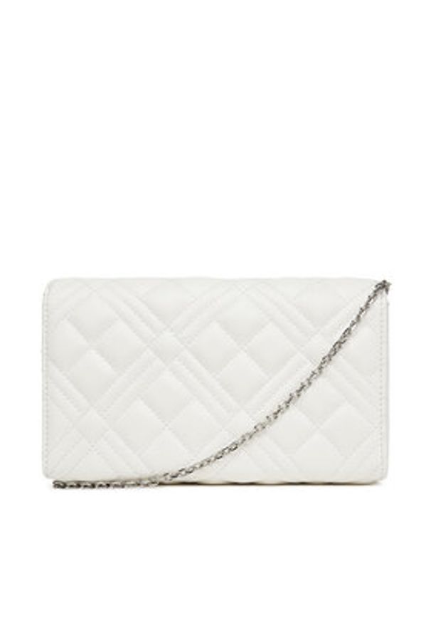 Love Moschino - LOVE MOSCHINO Torebka JC4248PP0MLA0100 Biały. Kolor: biały. Materiał: skórzane
