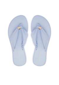 TOMMY HILFIGER - Tommy Hilfiger Japonki Th Scandi Soft Summer Sandal FW0FW09421 Niebieski jasny. Kolor: niebieski. Materiał: materiał #1
