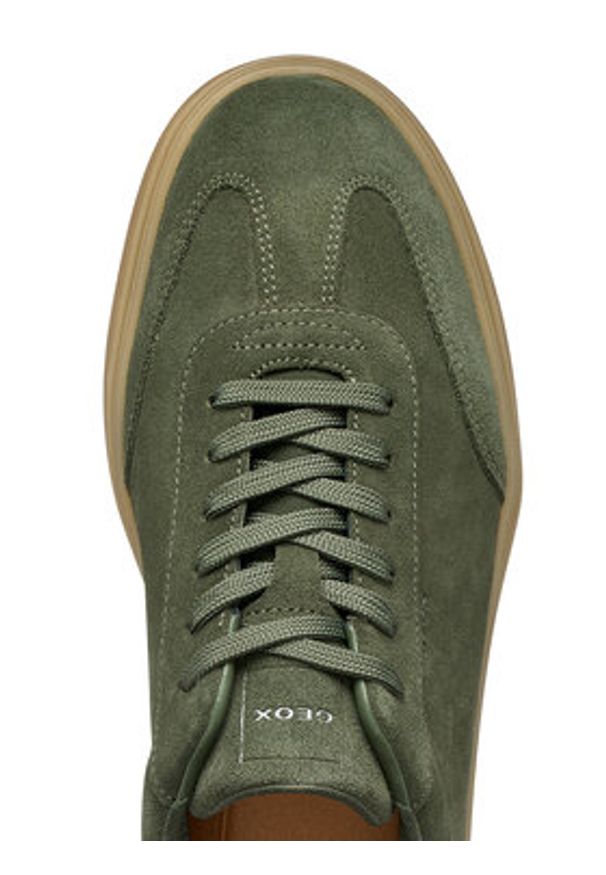 Geox Sneakersy U Baltmoore U65LDC 00022 C3704 Zielony. Kolor: zielony. Materiał: skóra, zamsz