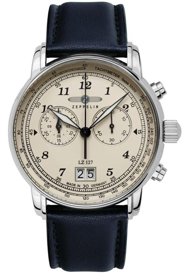 Zegarek męski Zeppelin 86841 niebieski. Kolor: niebieski