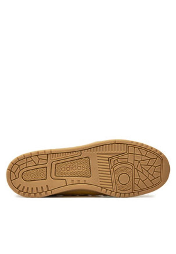 Adidas - adidas Sneakersy Rapid Court Low JR3156 Żółty. Kolor: żółty. Materiał: zamsz, skóra