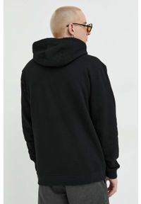 Vans bluza bawełniana męska kolor czarny z kapturem z nadrukiem. Typ kołnierza: kaptur. Kolor: czarny. Materiał: bawełna. Wzór: nadruk #3
