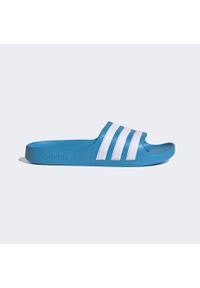 Klapki basenowe dla dzieci Adidas Adilette Aqua Slides. Kolor: niebieski, wielokolorowy, biały