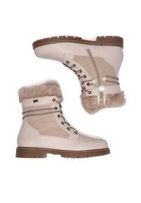 Remonte Trzewiki D9381-80 Beżowy. Kolor: beżowy. Materiał: skóra #3