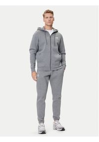Under Armour Spodnie dresowe UA Essential Fleece Jogger 1373882 Szary Regular Fit. Kolor: szary. Materiał: bawełna #5