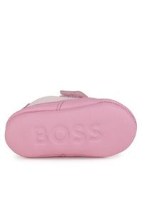 BOSS - Boss Kapcie J99121 Różowy. Kolor: różowy #5