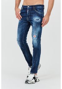 DSQUARED2 Niebieskie męskie jeansy Cool Guy Jean, Rozmiar 46. Kolor: niebieski