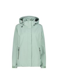 Damska wiatrówka CMP. Kolor: niebieski, wielokolorowy, zielony. Sport: turystyka piesza #1