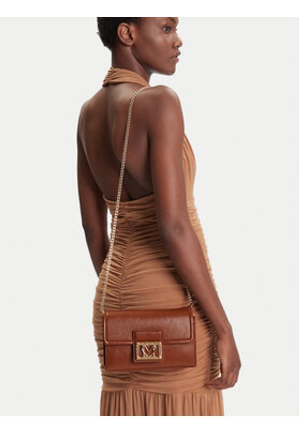 Love Moschino - LOVE MOSCHINO Torebka JC4093PP1NLI0312 Brązowy. Kolor: brązowy. Materiał: skórzane