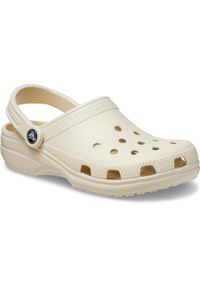 Klapki dla dorosłych Crocs Classic. Okazja: na co dzień. Kolor: beżowy. Materiał: materiał, syntetyk. Styl: casual