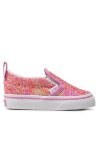 Vans Tenisówki Slip-On V VN0A5EFKPT51 Różowy. Zapięcie: bez zapięcia. Kolor: różowy. Materiał: materiał