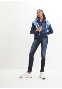 bonprix - Dżinsy ze stretchem skinny, mid waist. Kolor: niebieski #3