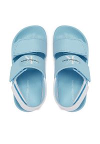 Calvin Klein Jeans Sandały V1X2-80920-1172 S Niebieski. Kolor: niebieski